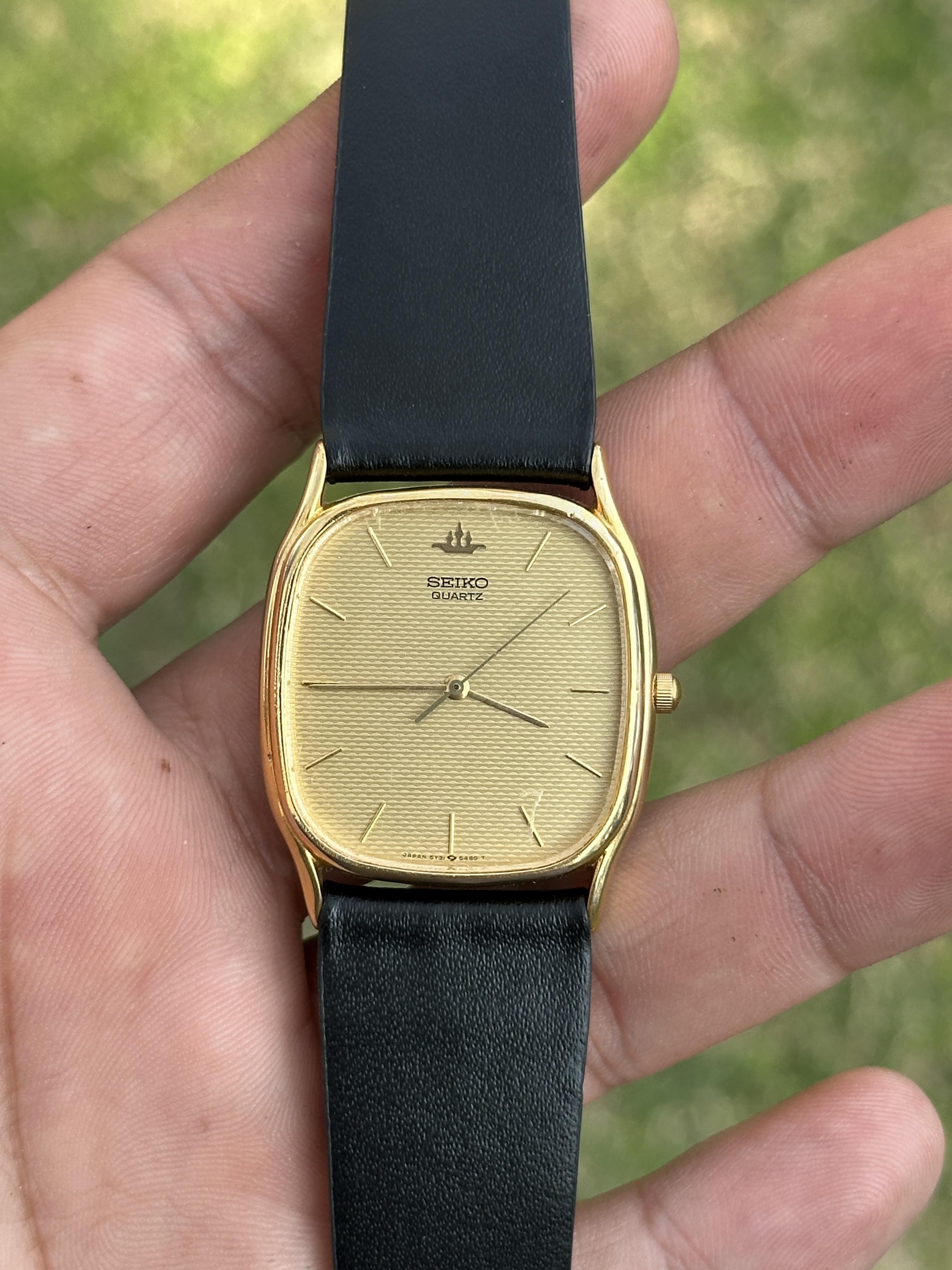 WTS] Vintage Seiko Quartz - 5Y31-5160 - Ellipse - Textured Dial 