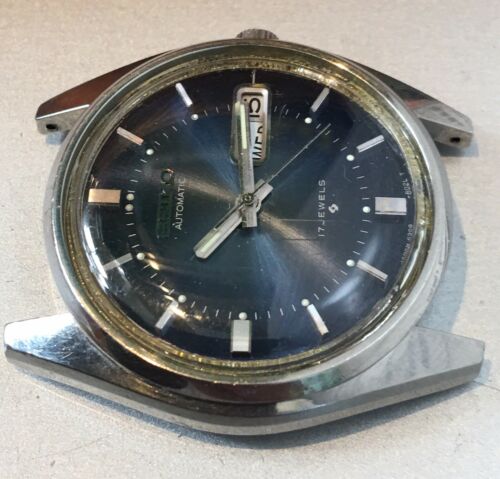 Vintage Seiko 6309-8029 Automatic Men's Watch Date Day Indicators