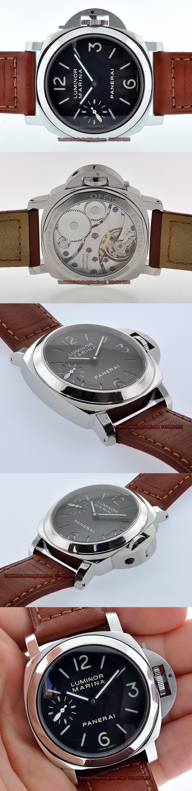 Panerai pam 111 luminor marina 44mm steel pam111 discontinued