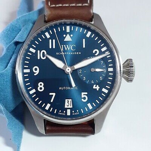 IWC Big Pilot Le Petit Prince Edition Automatic 46.2 mm Blue Dial Watch ...