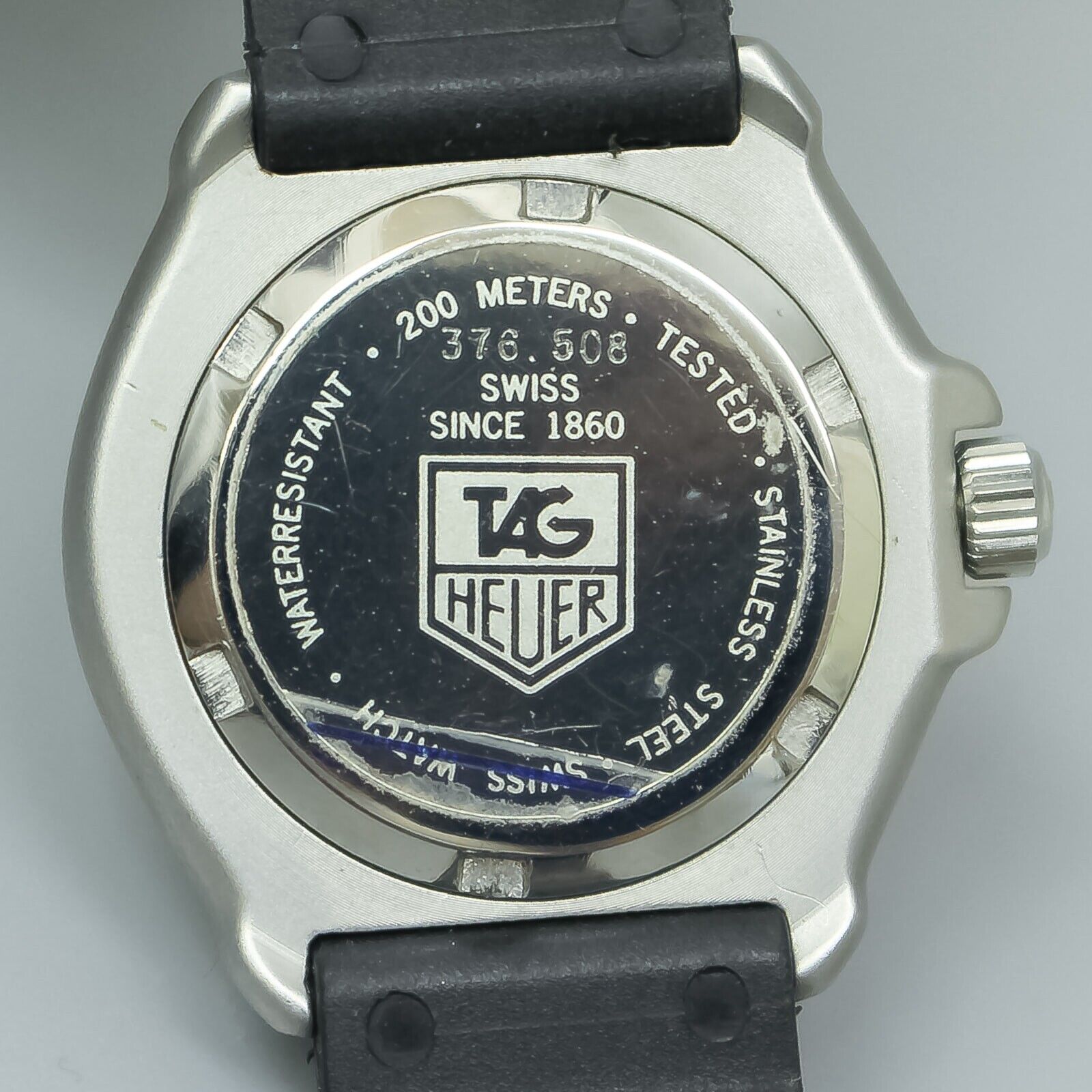 TAG HEUER FORMULA 1 Professional 200m WA1216 Men's Watch Black