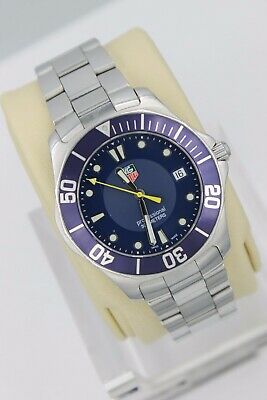 Tag Heuer WAB1112.BA0801 BLUE Aquaracer Watch Mens Professional