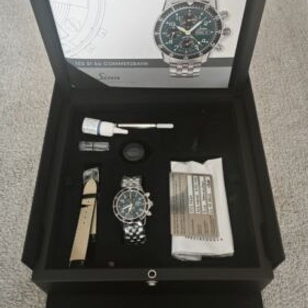 Ab Wie Viel Uhr Bucht Die Commerzbank SINN x Commerzbank 103 St Sa Uhr Chronograph Flieger Sonderedition