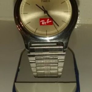 TIMEX Ray Ban Watch Mens WORKING New Battery w Original Case WatchCharts Marketplace