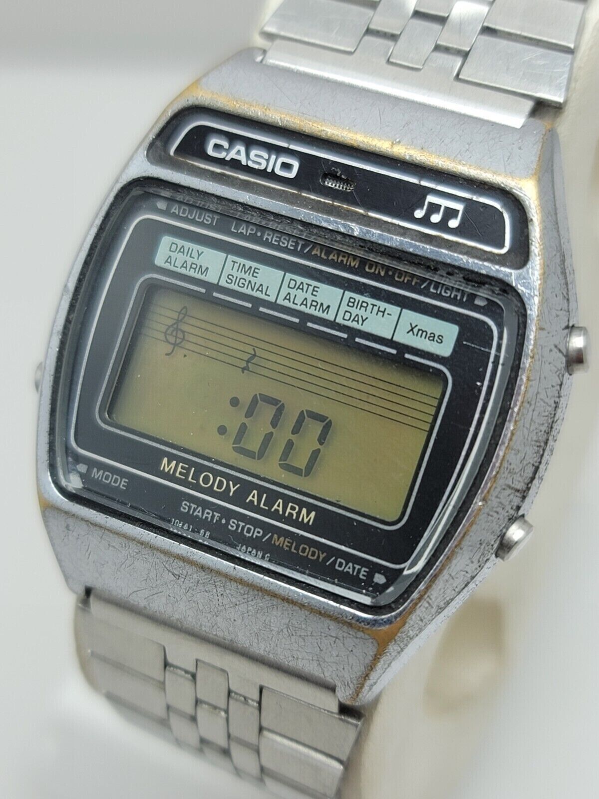 Casio Melody Alarm M-1230 Digital Vintage Men's Watch