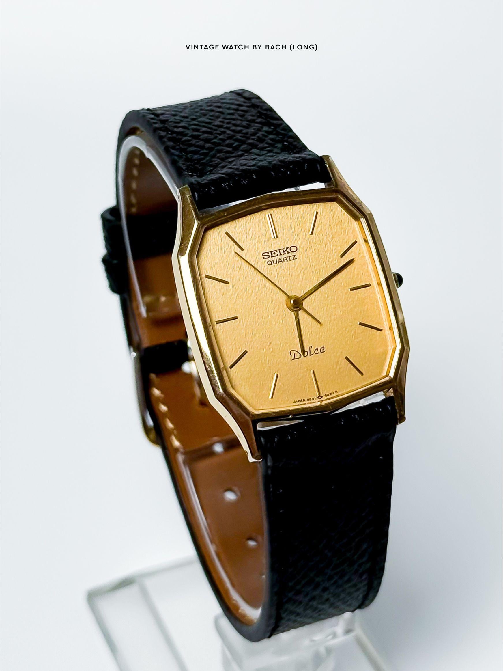 WTS] Seiko Dolce 9531-5030 Gold Tank / Rectangle Watch - Price