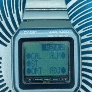 Very Rare Casio VDB-1000 Data Bank First Touch Screen Watch