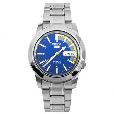 seiko men's snkk27 seiko 5 stainless steel automatic watch