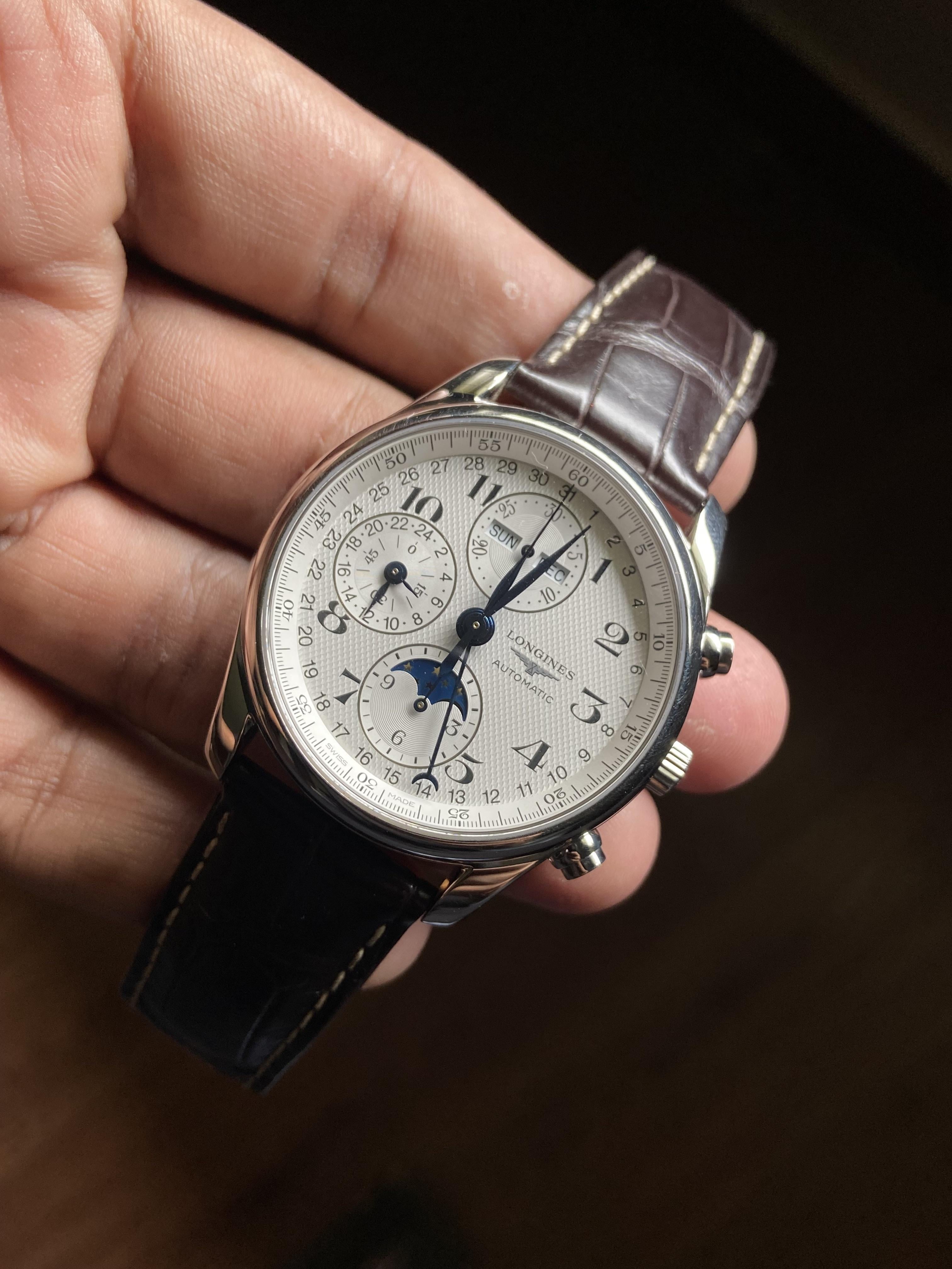 WTS Longines Master Collection Chronograph WatchCharts Marketplace