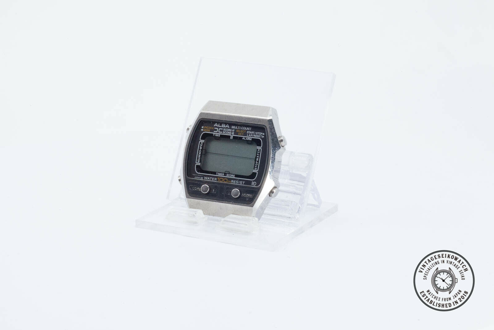 SEIKO ALBA MULTICOUNT Y665-5030 WATCH FOR PARTS OR REPAIR JAPAN
