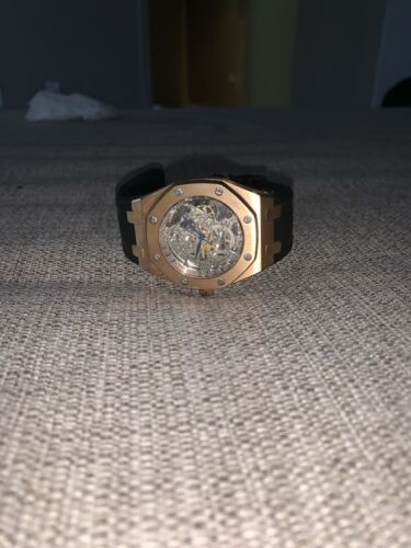 Audemar Piguet Royal Oak Offshore Gold w Skeleton Dial A.1220ST N