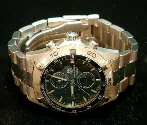 Tag Heuer Automatic Aquaracer Chronograph Stainles300m Dive Watch