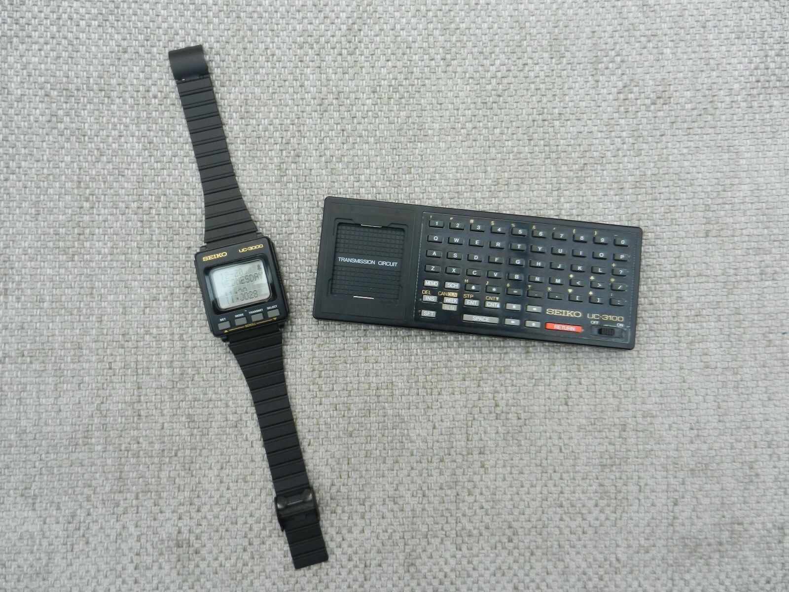 Seiko UC-3000 VERY Rare Vintage Computer Watch (Memo-Diary