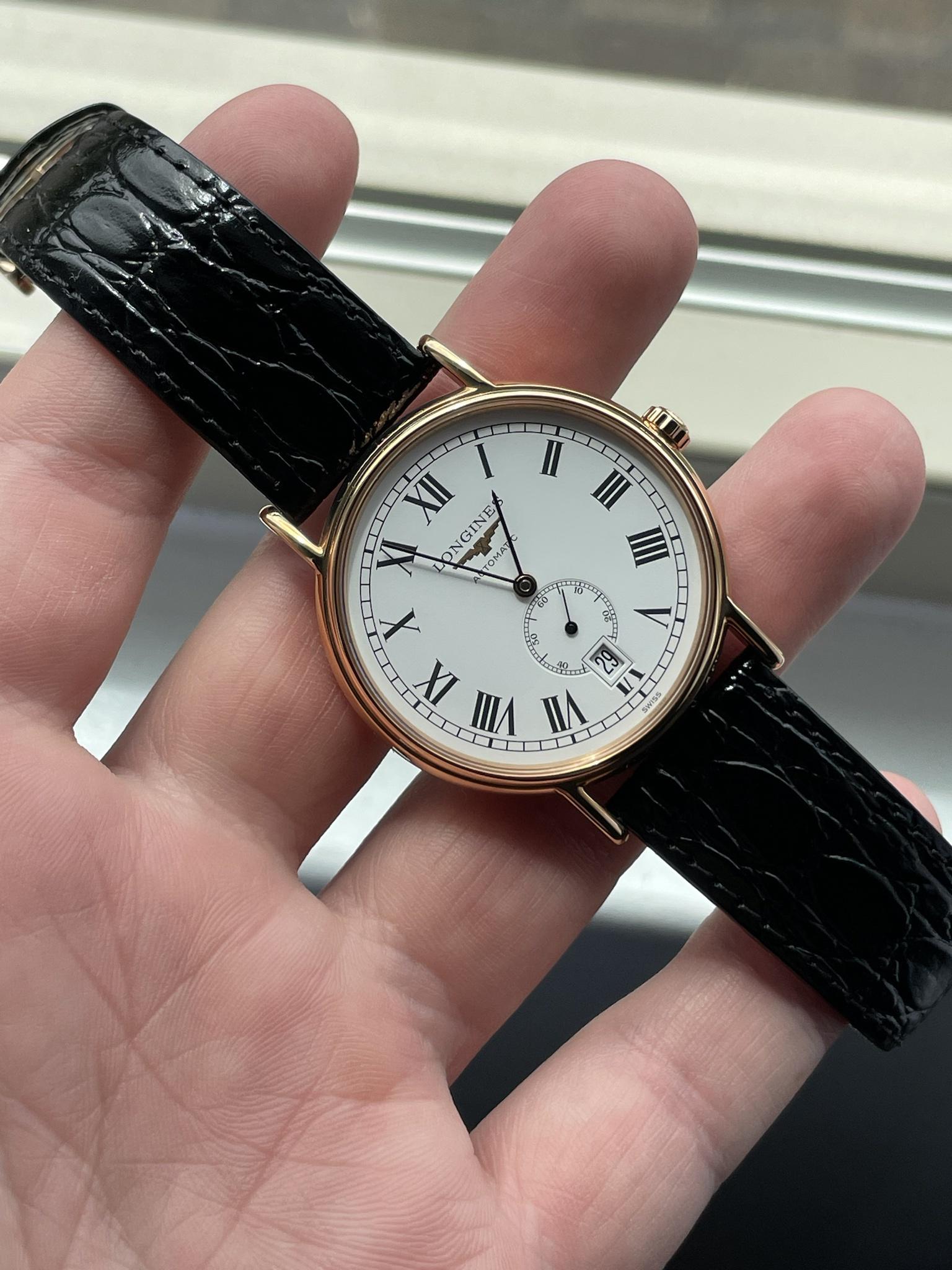 WTS Longines Presence Automatic Rose Gold 38.5mm reference L4