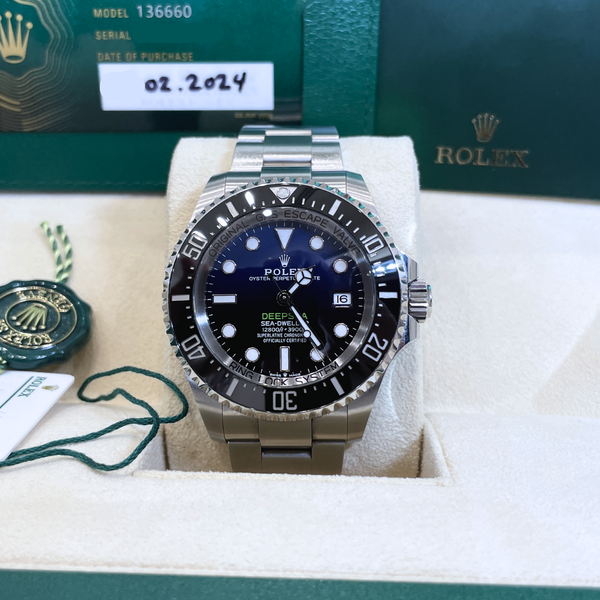 FSOT: 2024 Rolex 136660 Deepsea Sea-Dweller D-Blue JC Mk2 Dial - Full ...