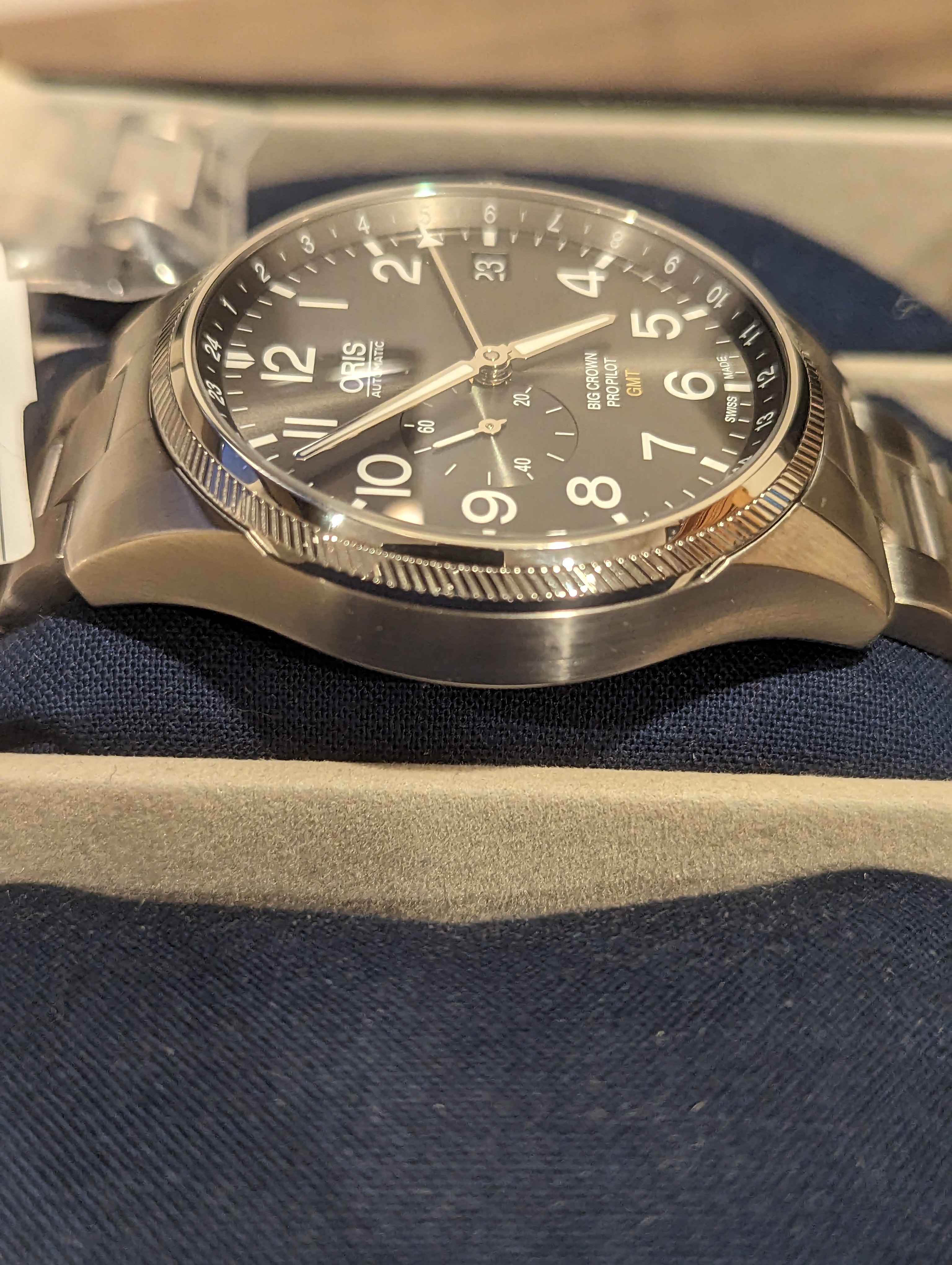 WTS Oris Big Crown Propilot GMT Small Seconds WatchCharts