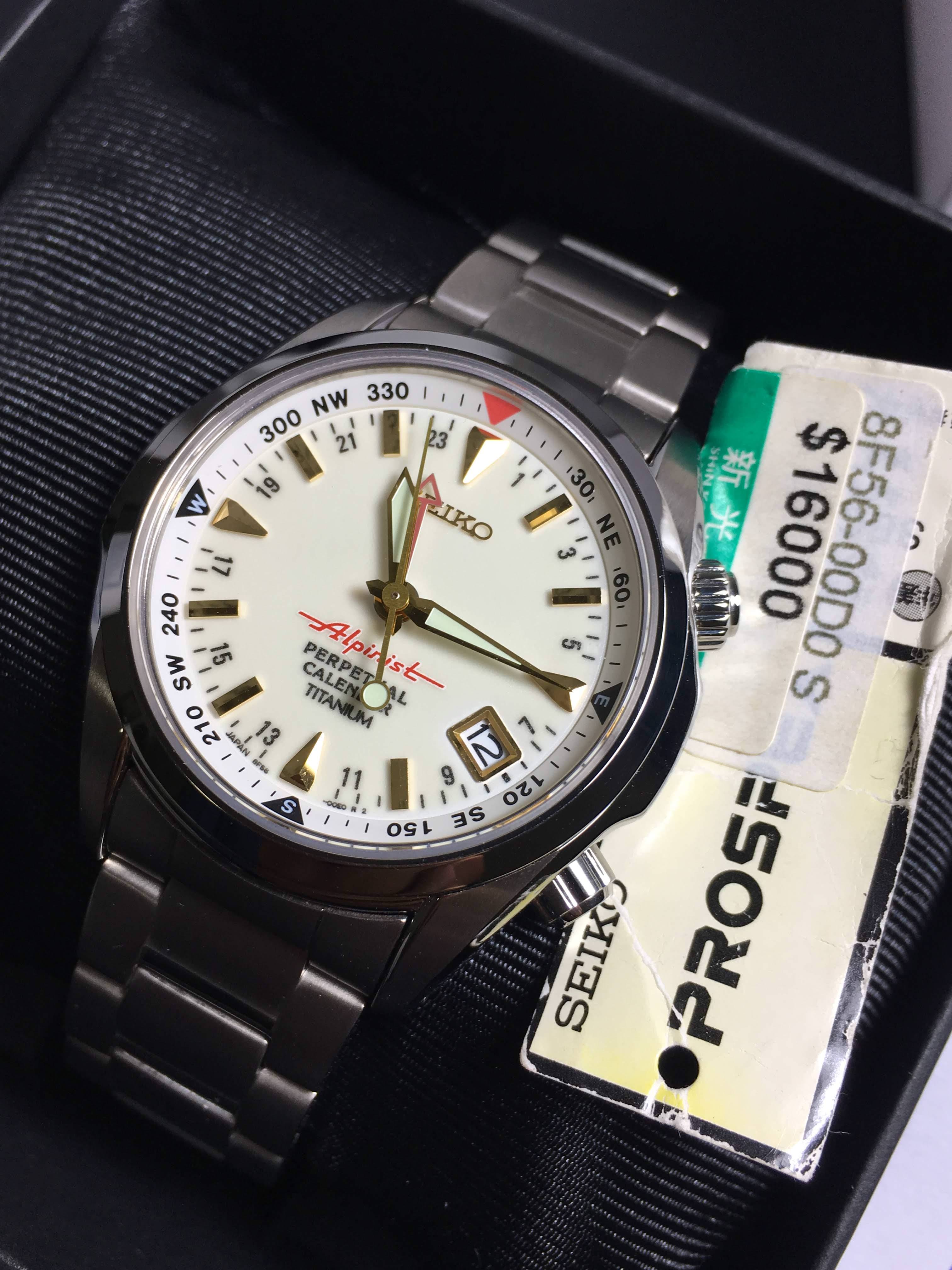 WTS] Brand new Seiko SBCJ021 Ti Alpinist “Full dial lume” | WatchCharts