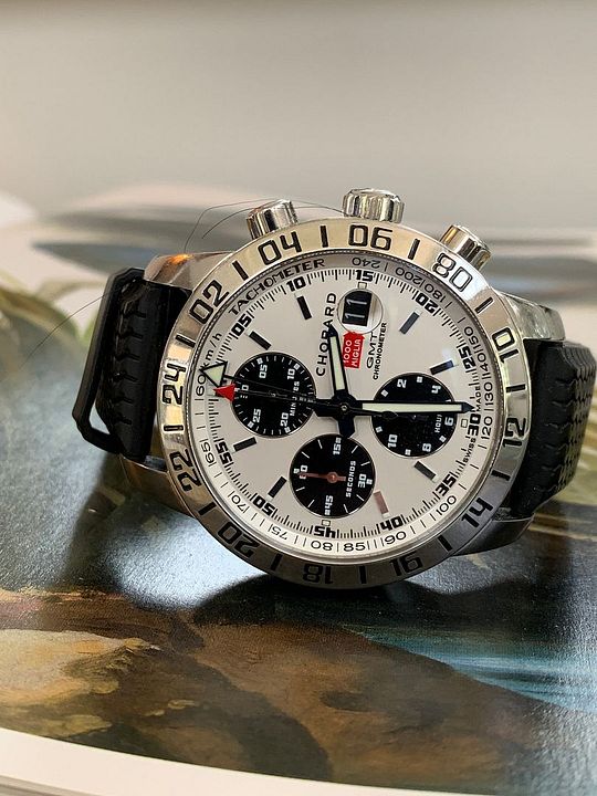 FS Chopard Mille Miglia Chrono GMT. Excellent Complete WatchCharts