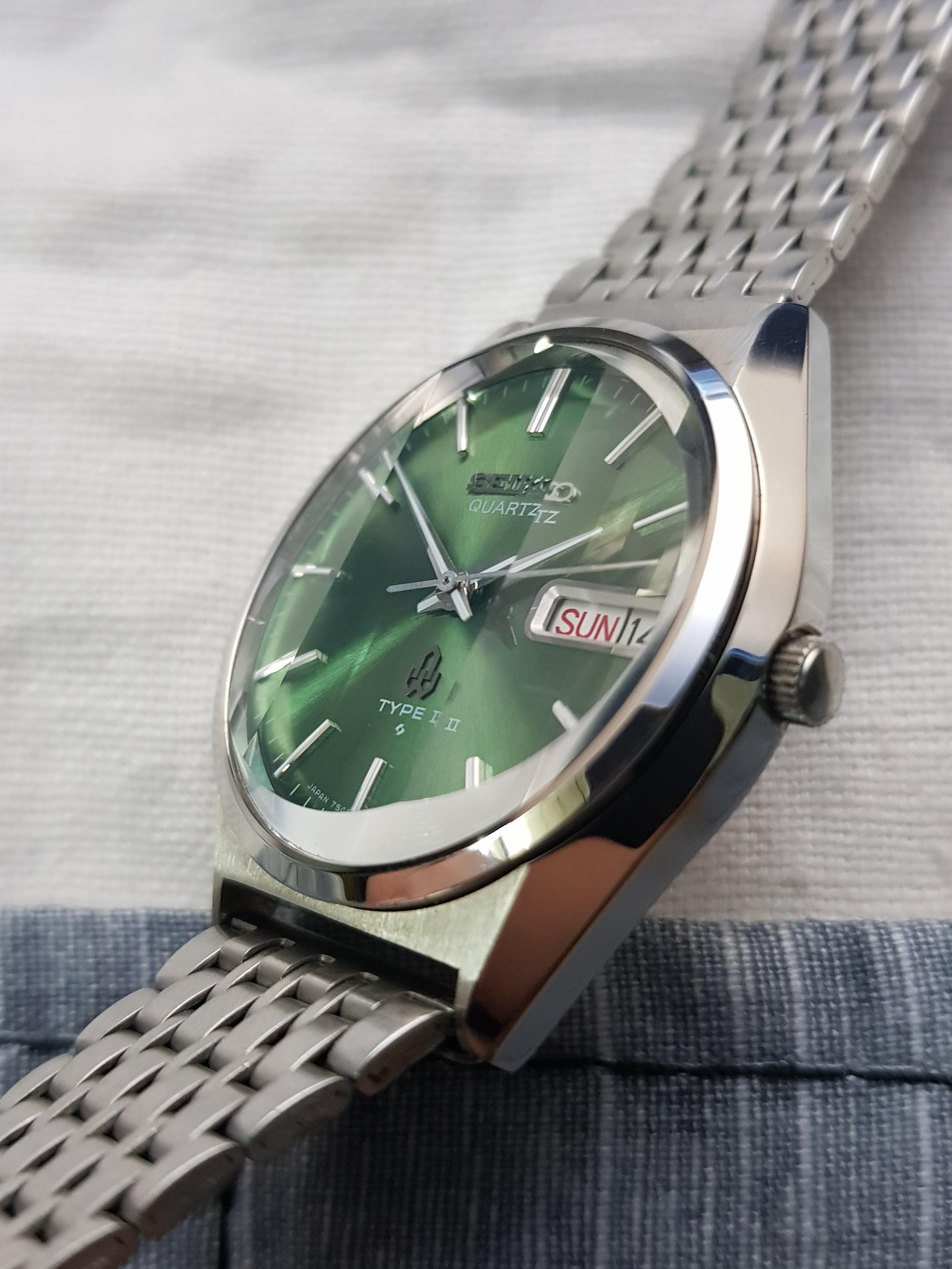 WTS] Seiko Type II 7546-8190 Near mint condition with Emeral Green