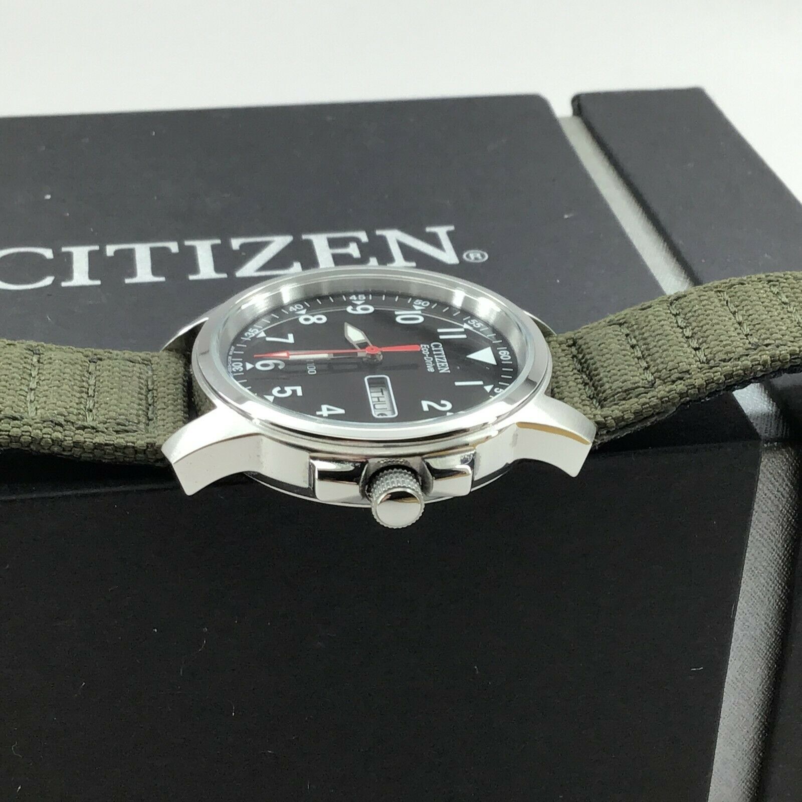 citizen military men's eco drive watch bm8180 03e new