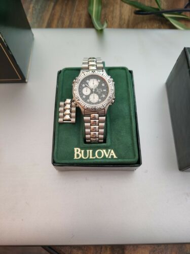 Bulova chronograph alarm on sale marine star 100m