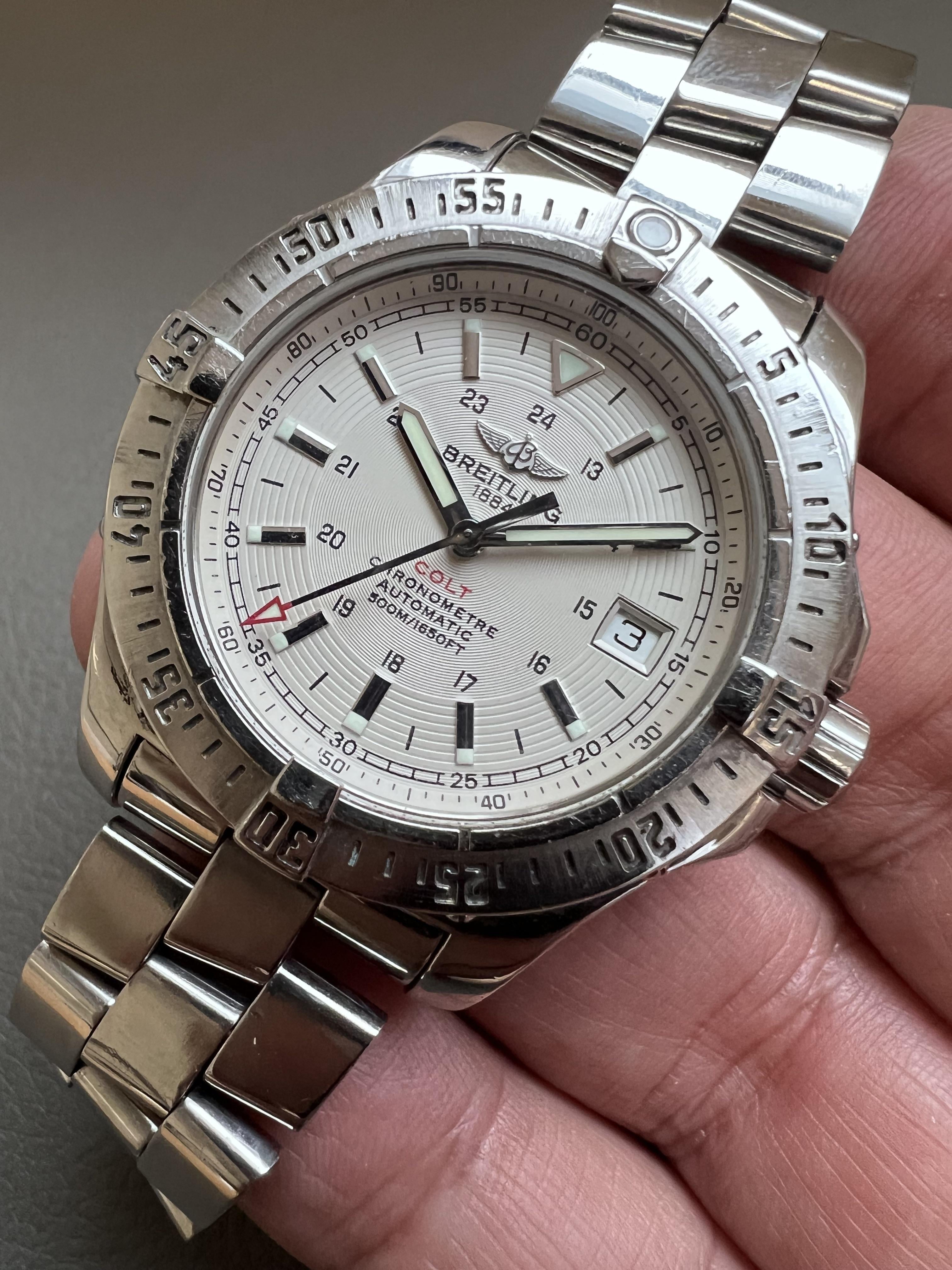 Genuine Breitling Colt A17380 A17388 A73387 6.5mm x 4.5mm
