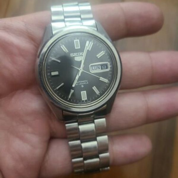 Vintage Seiko 5 Model 6119- 8083 Men's Automatic 21 Jewel Wristwatch ...