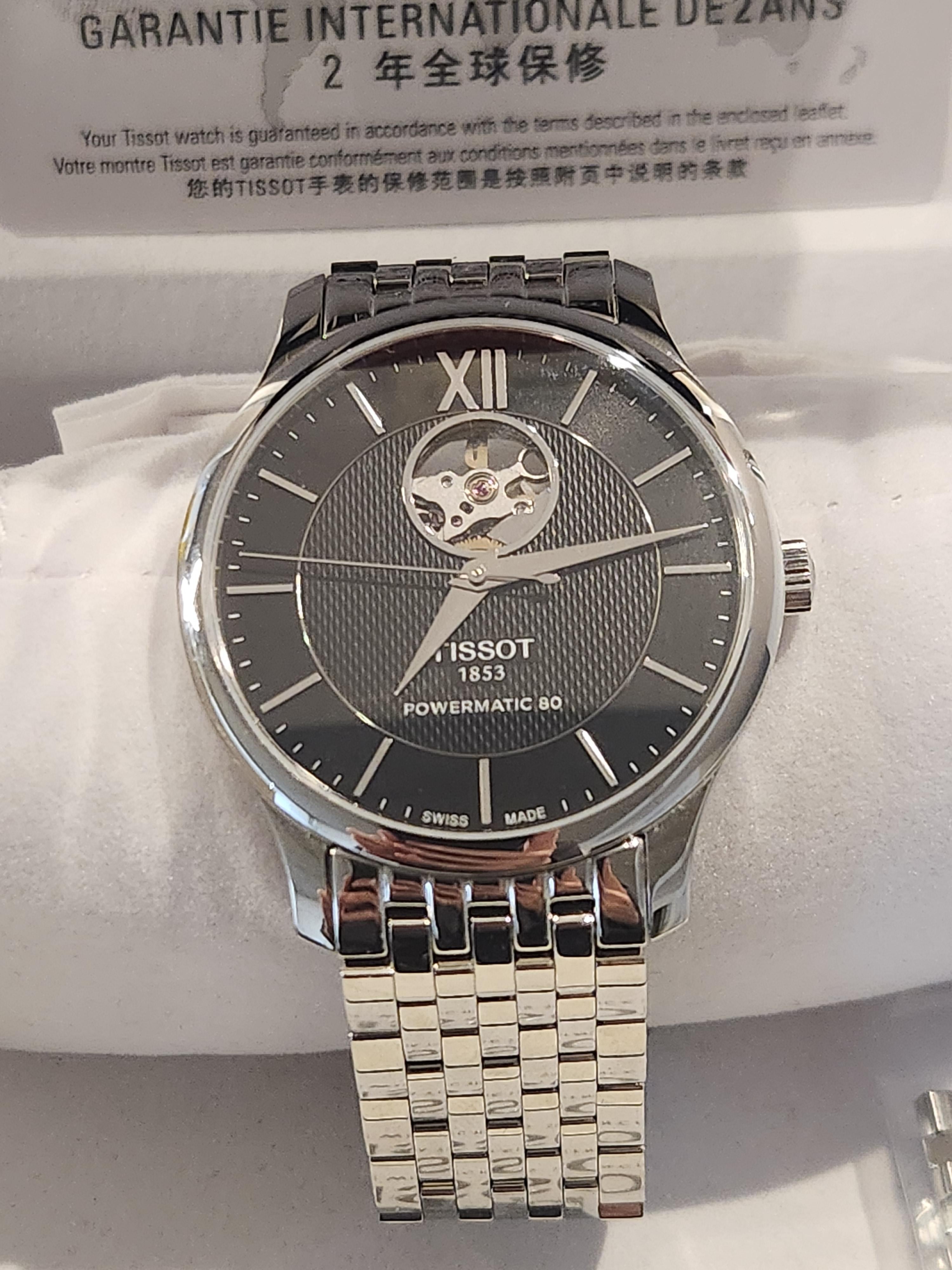 WTS Tissot Tradition Powermatic 80 Open Heart Unworn WatchCharts