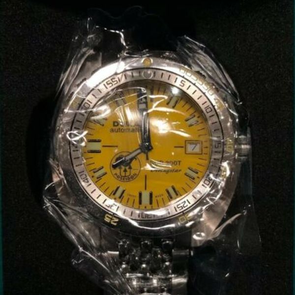 Bnib Doxa Sub 300t Poseidon Edition Watch Yellow Sold Out — Limited