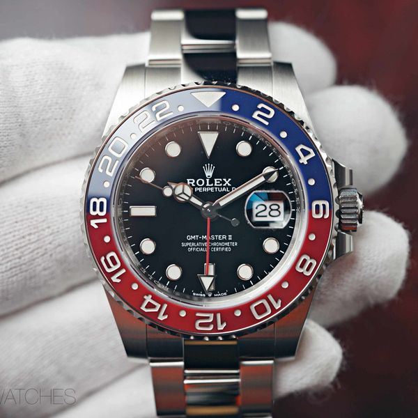 FSOT: Rolex GMT Master II 126710 BLRO Pepsi Oyster Bracelet | WatchCharts