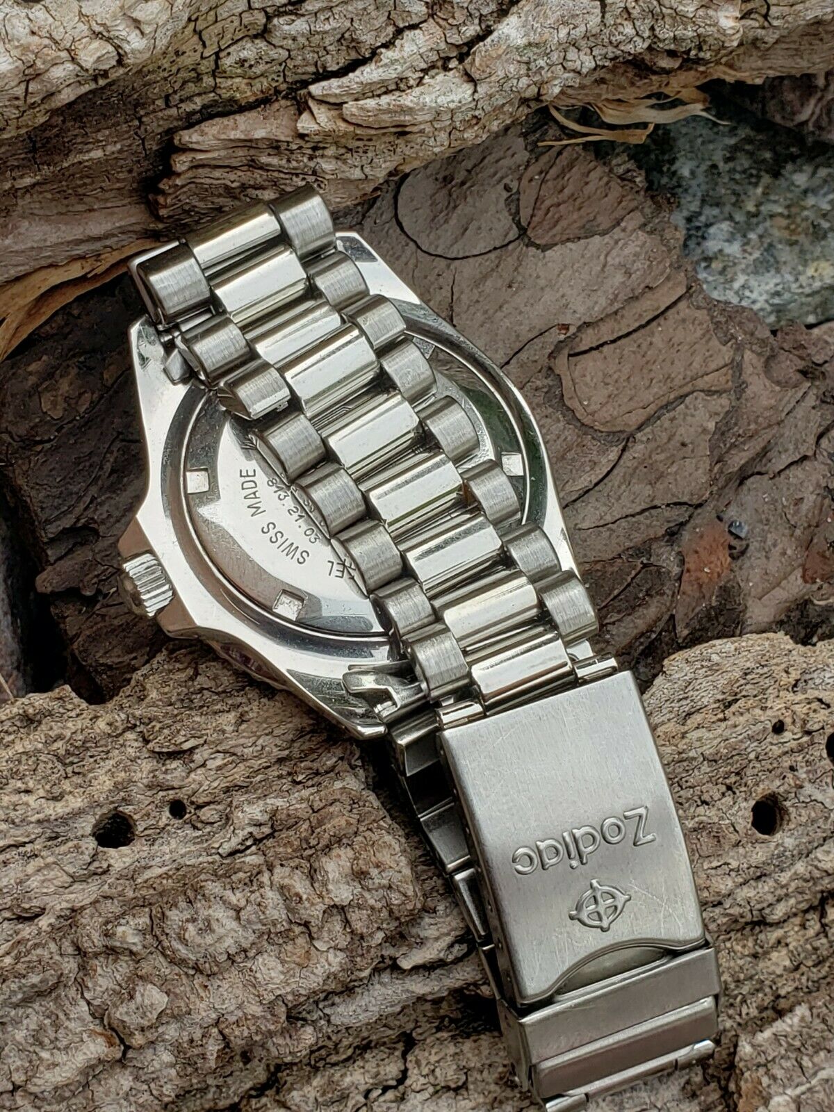 Vintage Zodiac GMT Pepsi 813.21.03•Quartz•New battery