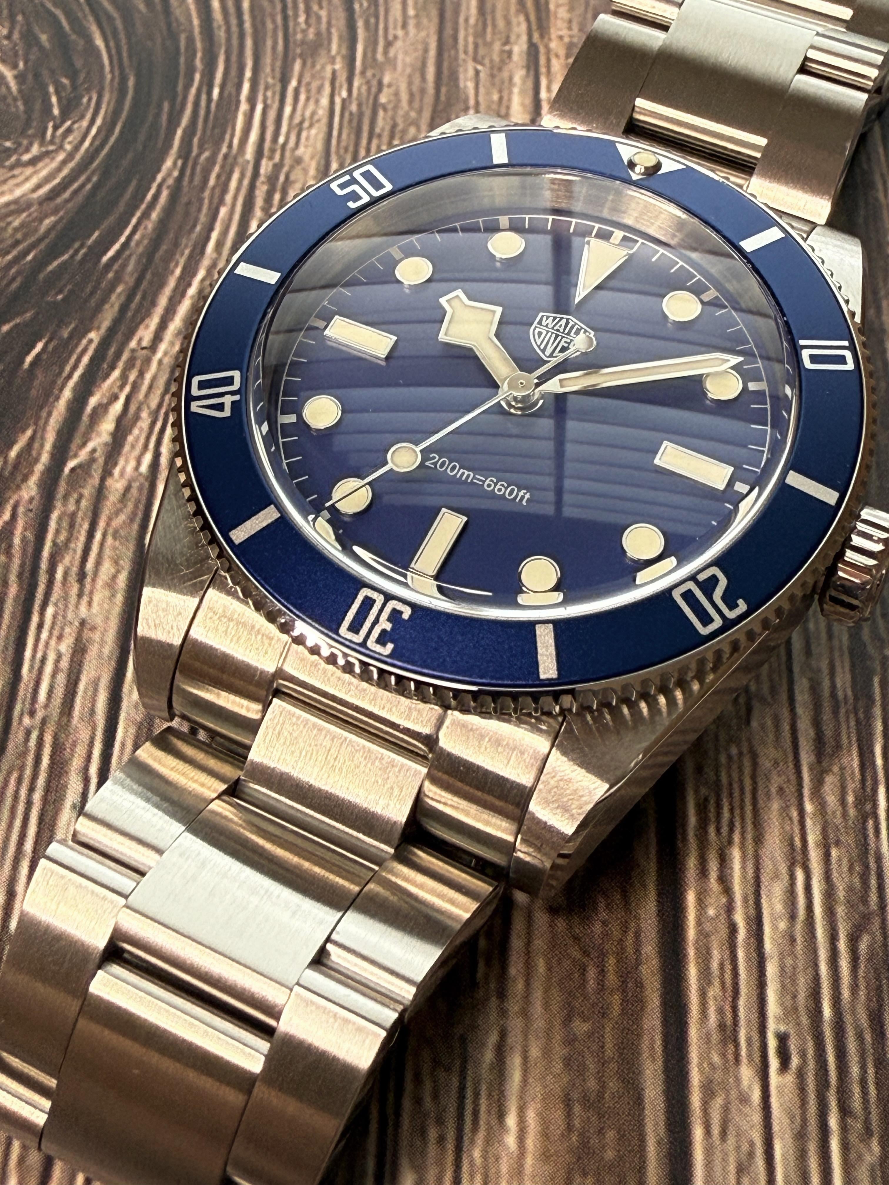 Watchdives WD7922 Blue BB54 Homage watchdives true 1655 homage