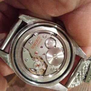 Vintage 1969 Seiko 6602-8050 Hand wind Movement Men's Watch Rare Black Dial  | WatchCharts