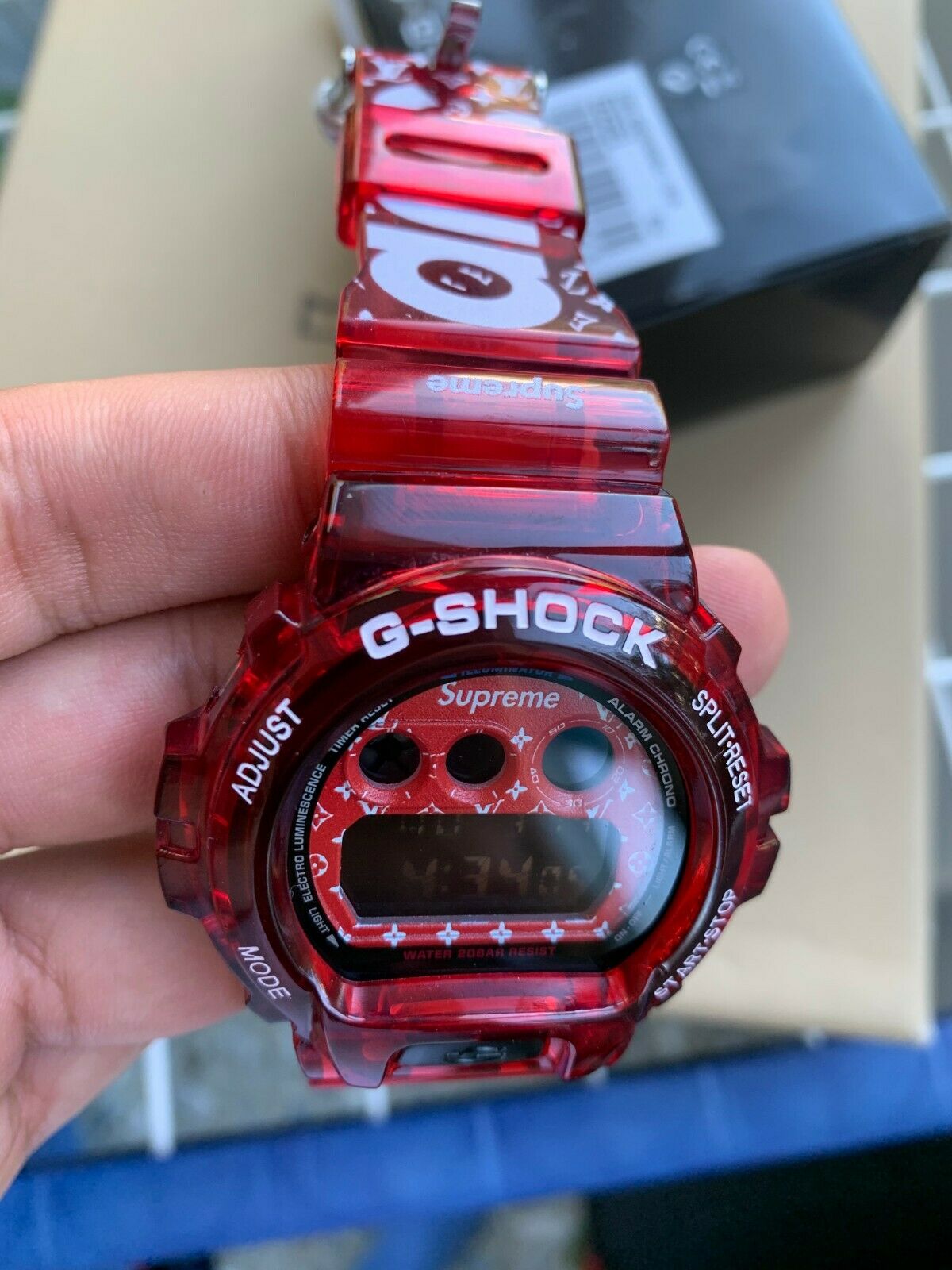 CASIO G SHOCK DW 6900 SUPREME CUSTOM WATCH WatchCharts Marketplace