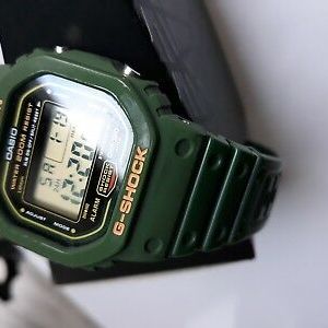 CASIO G-SHOCK DW-5600B-3V Green Speed 1991 Vintage Rare serial