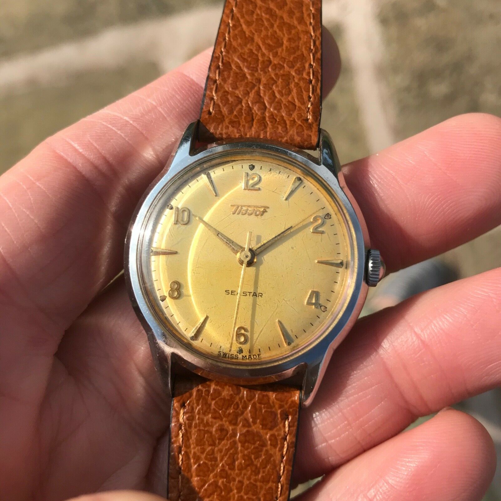 Stunning vintage 1950 s Tissot Seastar 51031 cal 27B 21 16J