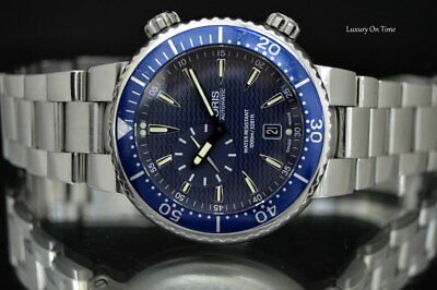 MEN S AUTOMATIC 47MM ORIS DIVERS 1000M SMALL SECOND 7609 STAINLESS