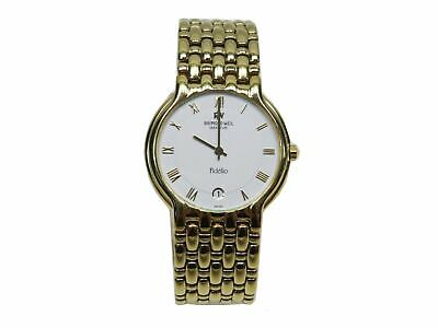 Raymond Weil Geneve Fidelio 4802 18K Gold Electroplated 10M Quartz Watch  7.5