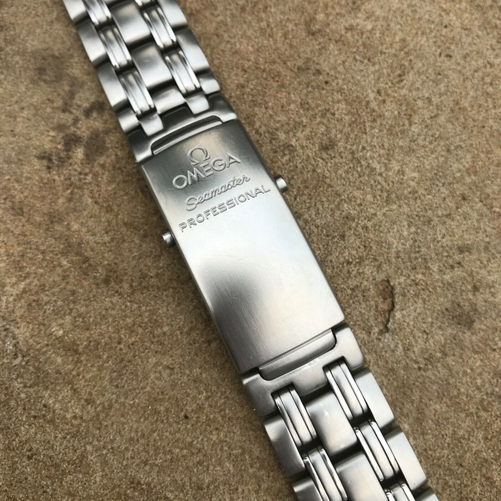 Superb genuine Omega Seamaster professional 1502/824 18mm steel watch  bracelet | WatchCharts Marketplace