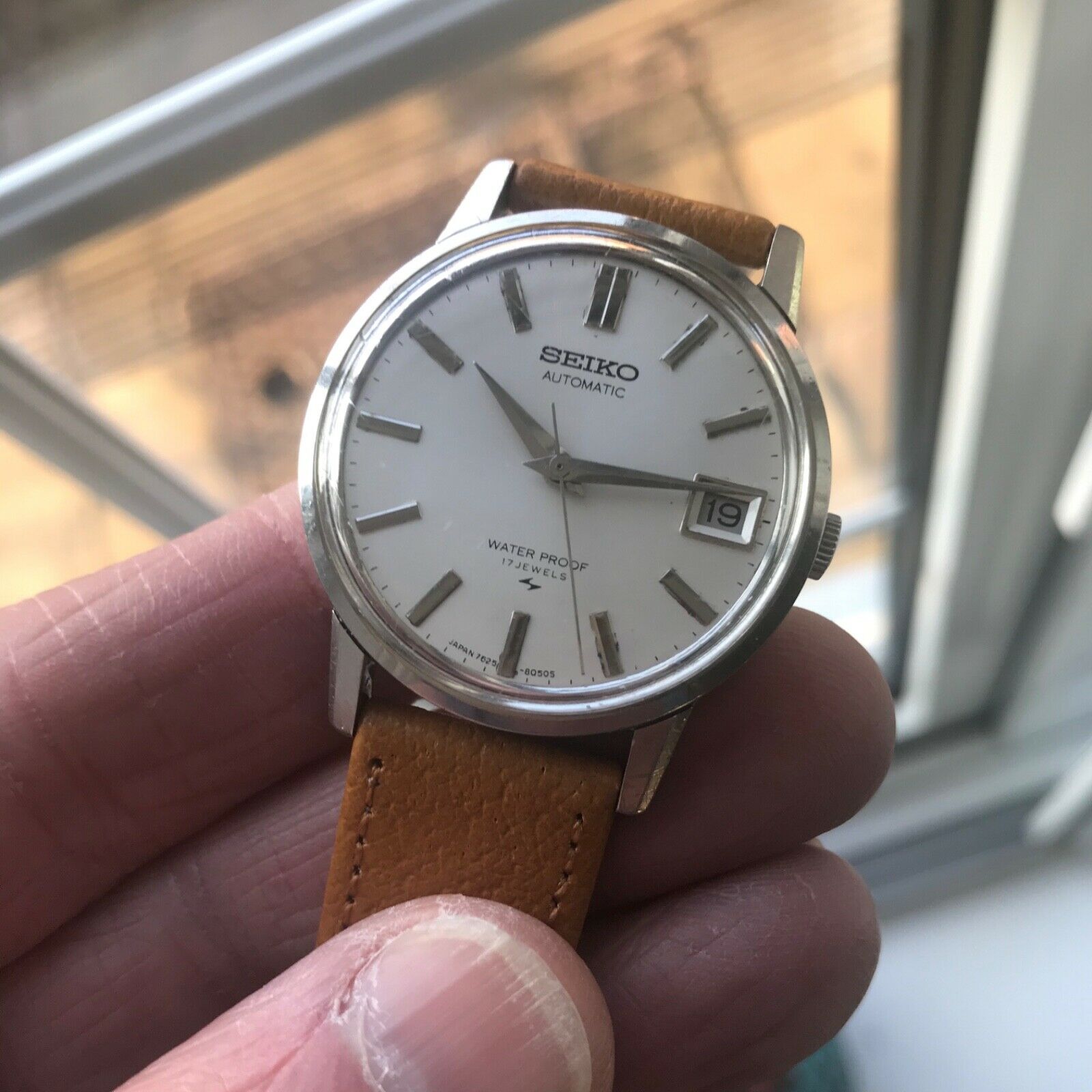 Stunning vintage 1960's Seiko 7625-8033 automatic 17J calendar watch |  WatchCharts