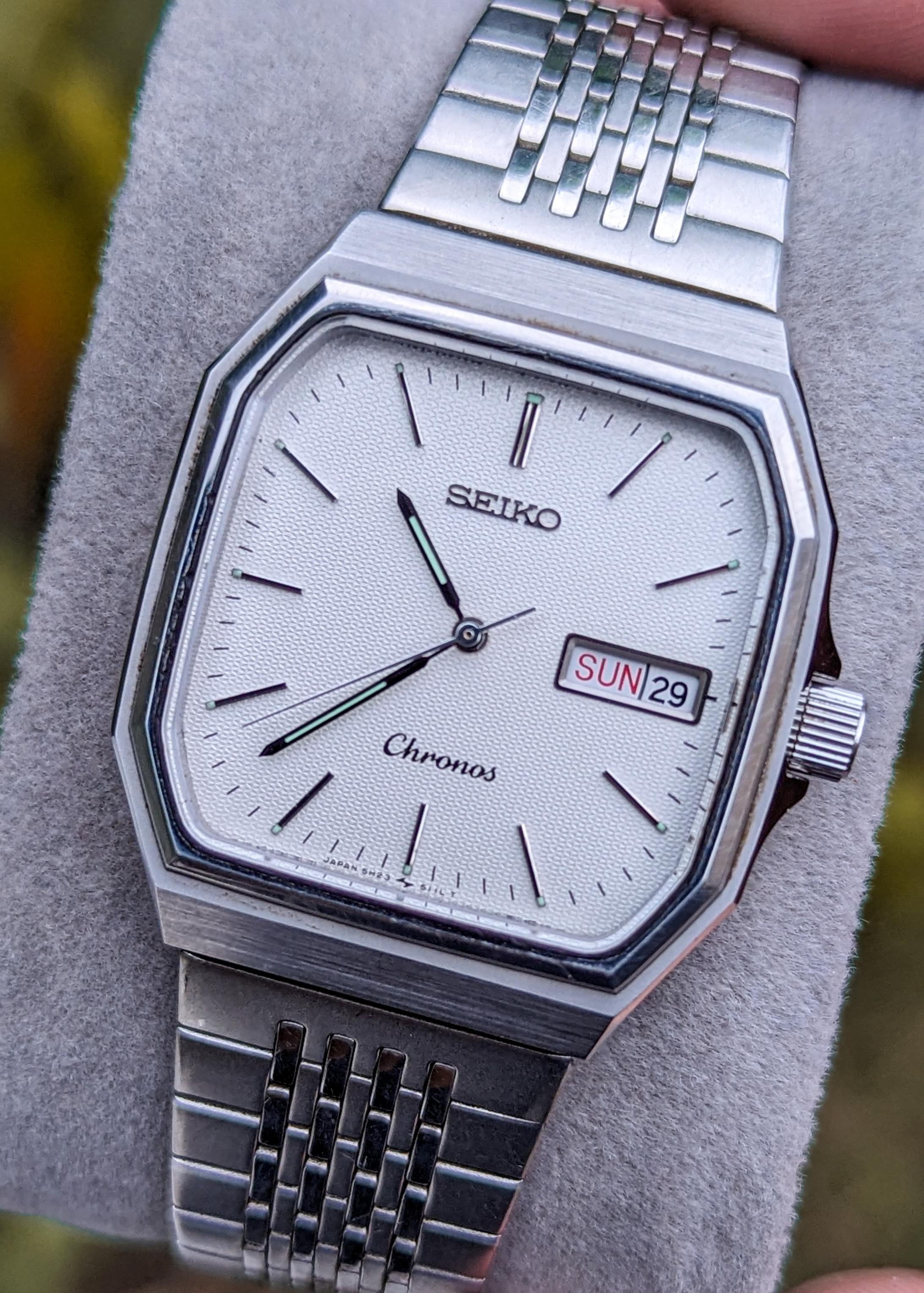 SEIKO Chronos NICKEL 5H23-5100 メンズ 腕時計