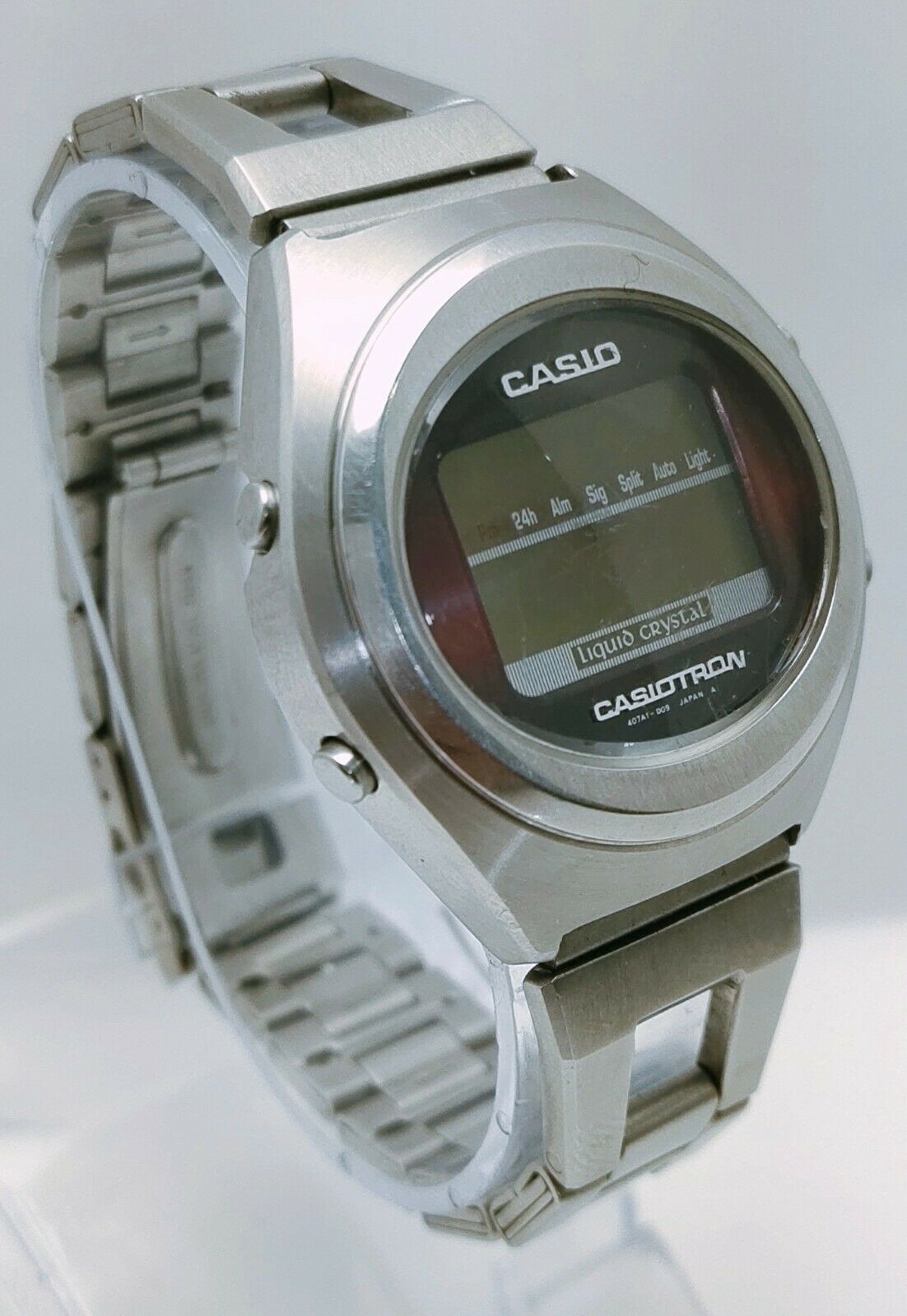 VINTAGE CASIO CASIOTRON 1670 TRN-120 DIGITAL MEN'S WATCH FOR PARTS