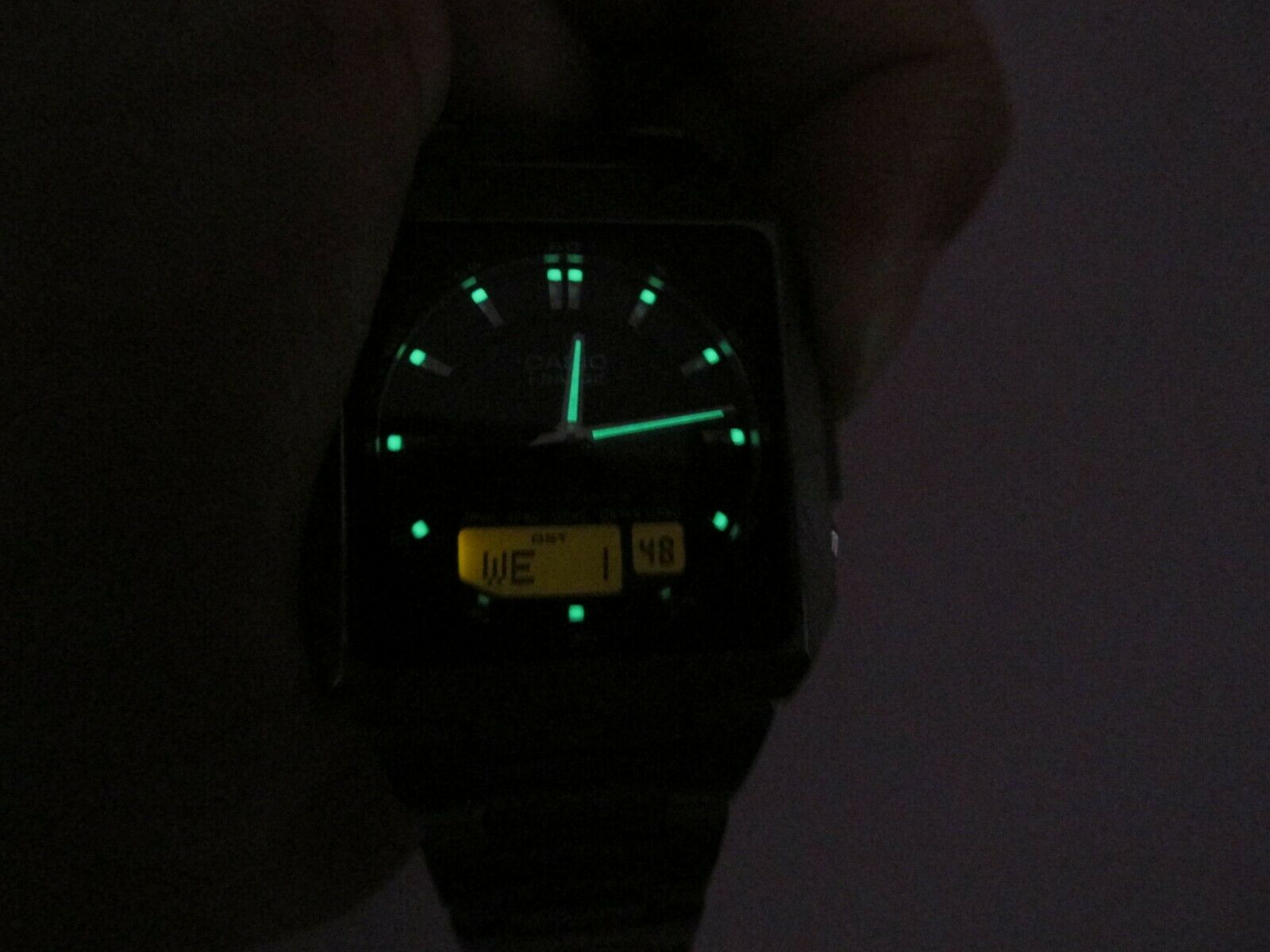 VINTAGE CASIO IRW-M20T i-RANGE TITANIUM SAPPHIRE GLASS MULTI