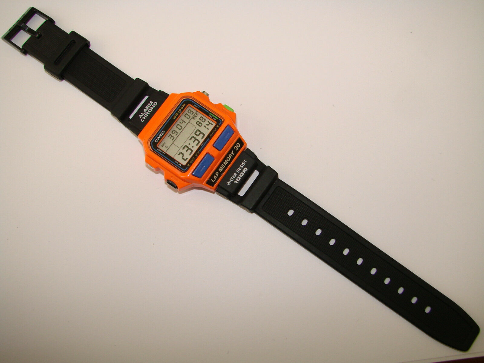 カシオ　DB-500W　ラップメモリー 30 ジャンク品】CASIO ラップメモリー30 SDB-500WB-9 腕時計 - メルカリ