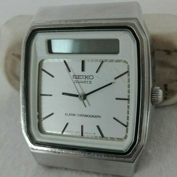 Seiko Men's Alarm Chronograph Watch H357 500A. Quartz Project or Parts Watch WatchCharts