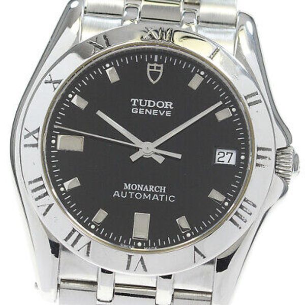 TUDOR Monarch 38620 Date black Dial Automatic Men's Watch_849854 ...