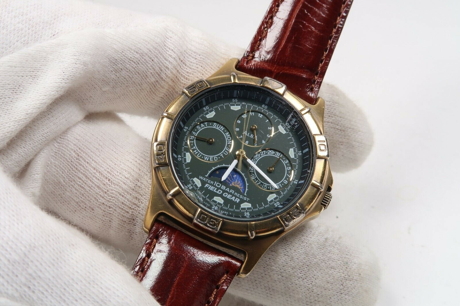 ALBA FIELD GEAR V33F-6A80 SUN & Moon✨ Vintage