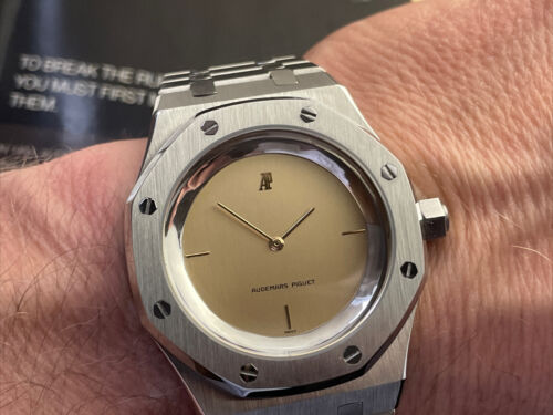 AUDEMARS PIGUET MOVEMENT CAL 2090 GOLD COLOR DIAL STEEL CASE