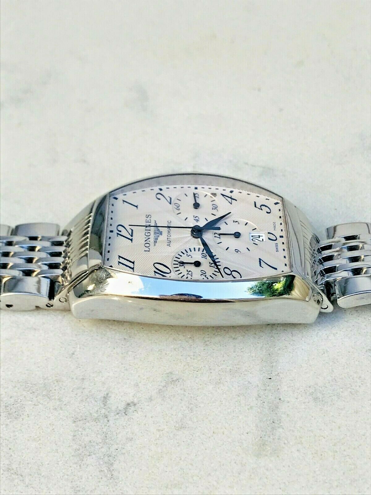 Men s Longines Evidanza L2.643 4 Chronograph Date ALL SS Auto