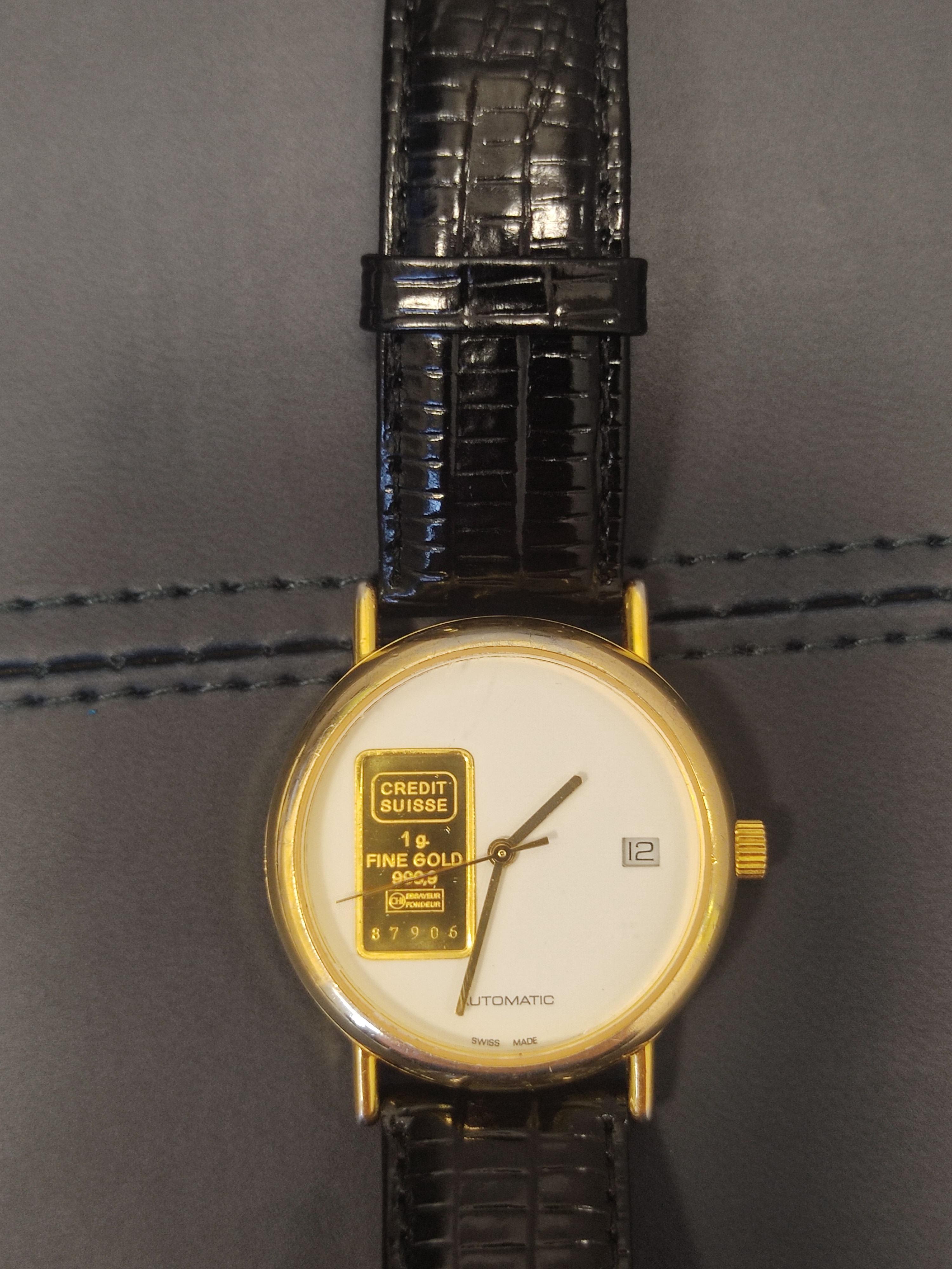 CREDIT SUISSE レディース 時計 24金 WTS] Credit Suisse 24k gold watch | WatchCharts Marketplace